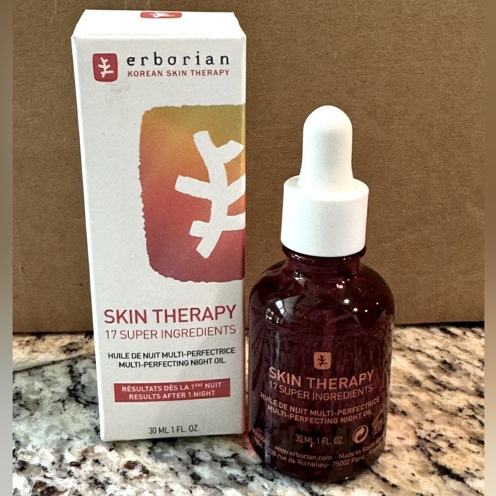 Erborian Skin Therapy Multi-Perfecting Night Oil-Serum brand new in box 30mL